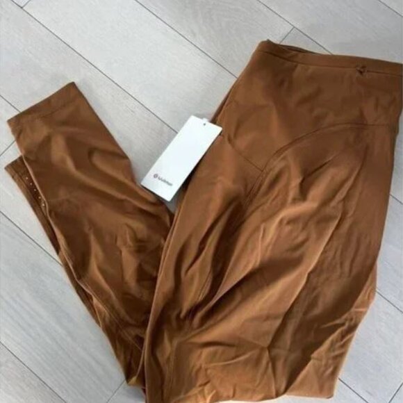 NWT lululemon Align HR Pant 28" **POCKETS** Copper Brown - Picture 3 of 3
